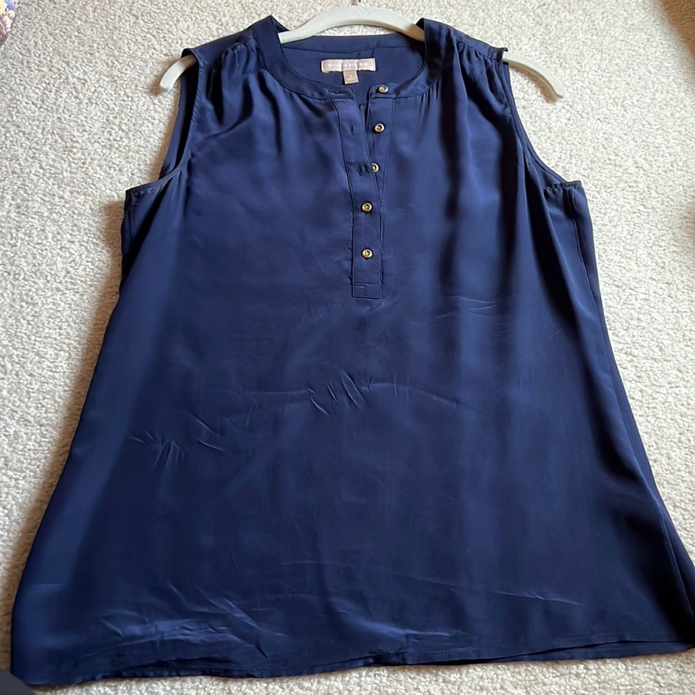 Navy shell/blouse from Banana Republic, size S